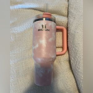 Pink Tie Dye Stanley 40oz Tumbler